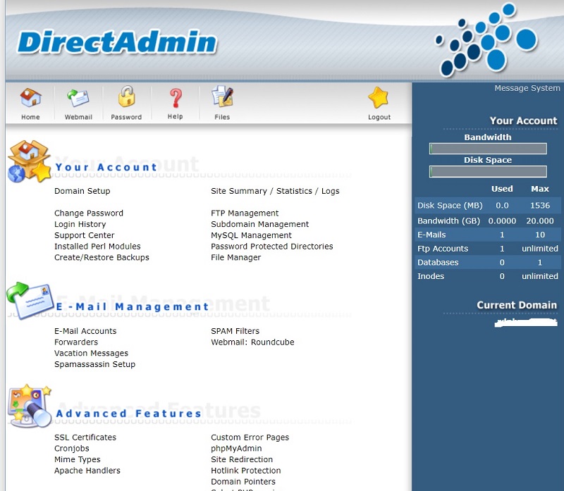 Hướng dẫn cài đặt wordpress trên hosting DirectAdmin