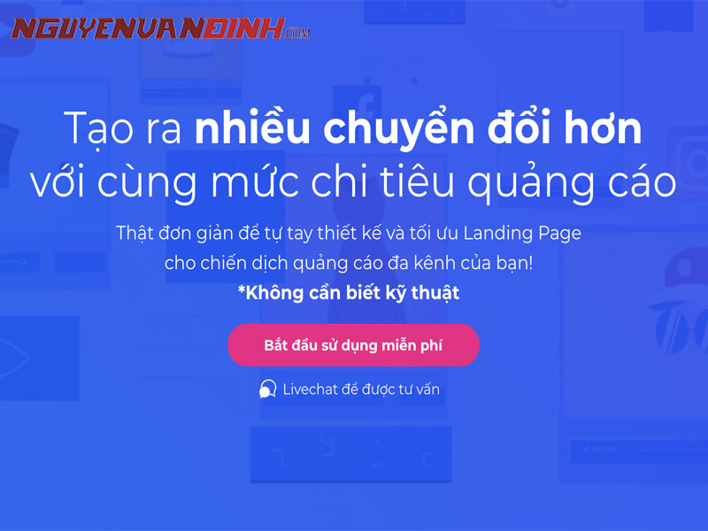 #1 Nền Tảng Thiết Kế Landing Page Bán hàng Tặng 06 tháng sử dụng Ladipage